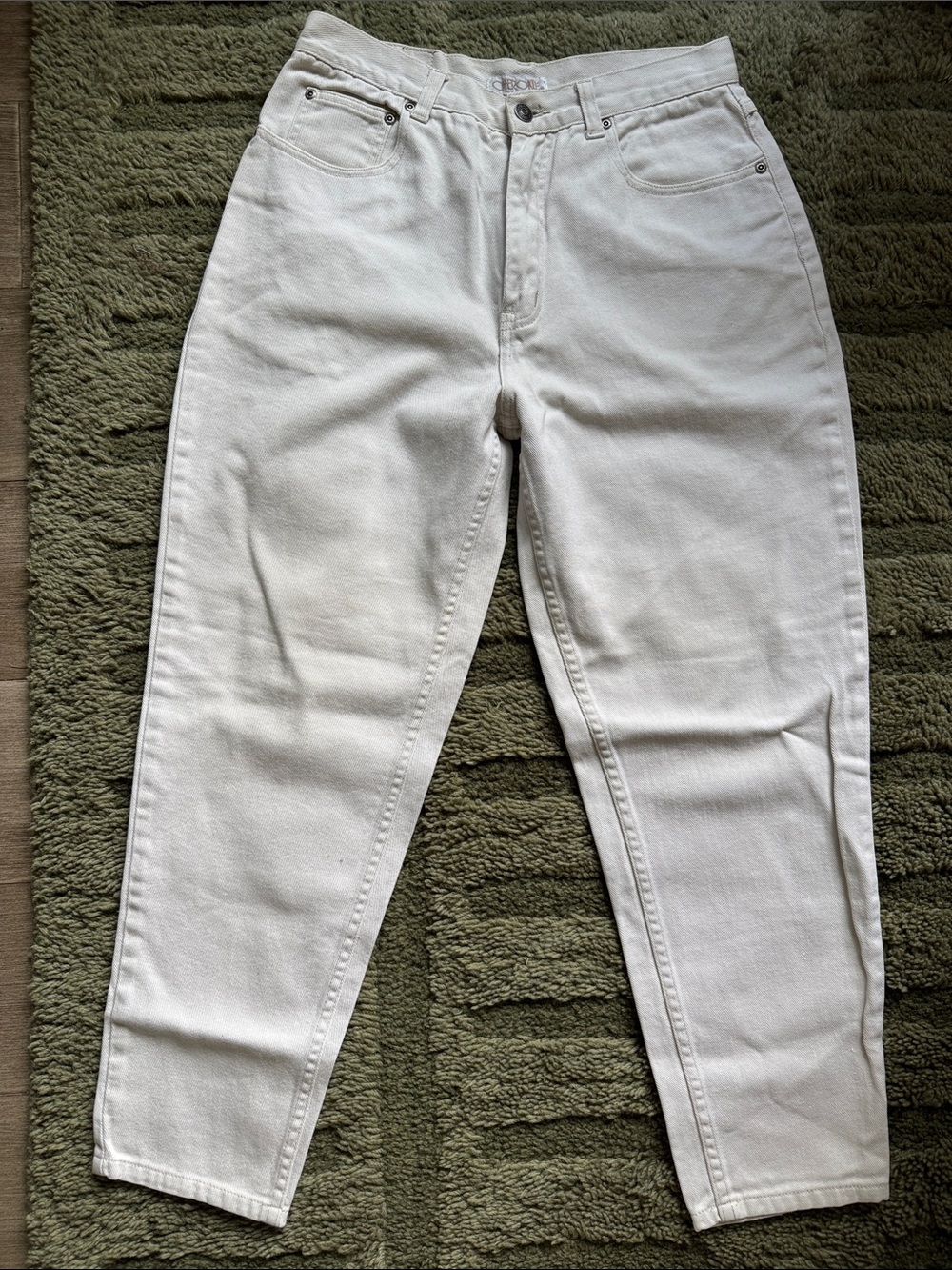 Cherokee Straight-Leg White Women’s Jeans